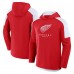 Detroit Red Wings Fanatics Red Meta Game Transitional Pullover Hoodie