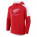 Detroit Red Wings Fanatics Red Meta Game Transitional Pullover Hoodie