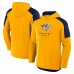 Nashville Predators Fanatics Gold Meta Game Transitional Pullover Hoodie