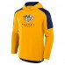Nashville Predators Fanatics Gold Meta Game Transitional Pullover Hoodie