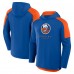 New York Islanders Fanatics Royal Meta Game Transitional Pullover Hoodie