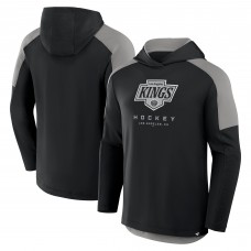 Los Angeles Kings Fanatics Black Meta Game Transitional Pullover Hoodie