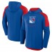 Толстовка New York Rangers Fanatics Blue Meta Game Transitional