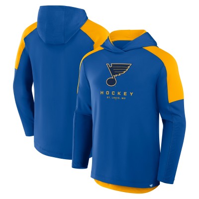 St. Louis Blues Fanatics Royal Meta Game Transitional Pullover Hoodie