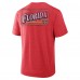 Футболка Florida Panthers Fanatics Heather Red Fan Lanes Tri-Blend
