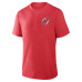 Футболка New Jersey Devils Fanatics Heather Red Fan Lanes Tri-Blend