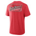 Футболка New Jersey Devils Fanatics Heather Red Fan Lanes Tri-Blend