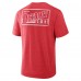 Detroit Red Wings Fanatics Heather Red Fan Lanes Tri-Blend T-Shirt