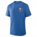 New York Islanders Fanatics Heather Royal Fan Lanes Tri-Blend T-Shirt