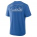 Футболка Tampa Bay Lightning Fanatics Heather Blue Fan Lanes Tri-Blend