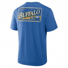 Футболка Buffalo Sabres Fanatics Heather Royal Fan Lanes Tri-Blend