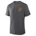 Футболка Boston Bruins Fanatics Heather Charcoal Fan Lanes Tri-Blend