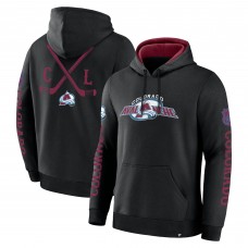Толстовка Colorado Avalanche Fanatics Black Big City Legacy Fleece