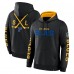 St. Louis Blues Fanatics Black Big City Legacy Fleece Pullover Hoodie