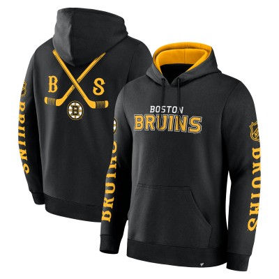 Толстовка Boston Bruins Fanatics Black Big City Legacy Fleece