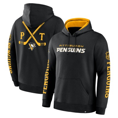 Толстовка Pittsburgh Penguins Fanatics Black Big City Legacy Fleece