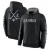 Los Angeles Kings Fanatics Black Big City Legacy Fleece Pullover Hoodie