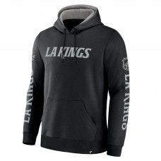 Los Angeles Kings Fanatics Black Big City Legacy Fleece Pullover Hoodie