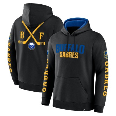 Толстовка Buffalo Sabres Fanatics Black Big City Legacy Fleece