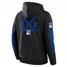 Толстовка New York Rangers Fanatics Black Big City Legacy Fleece Толстовка New York Rangers Fanatics Black Big City Legacy Fleece