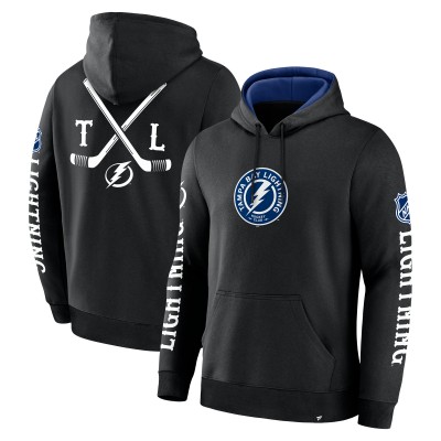 Толстовка Tampa Bay Lightning Fanatics Black Big City Legacy Fleece