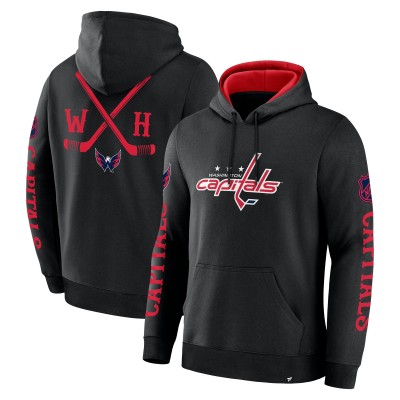 Толстовка Washington Capitals Fanatics Black Big City Legacy Fleece