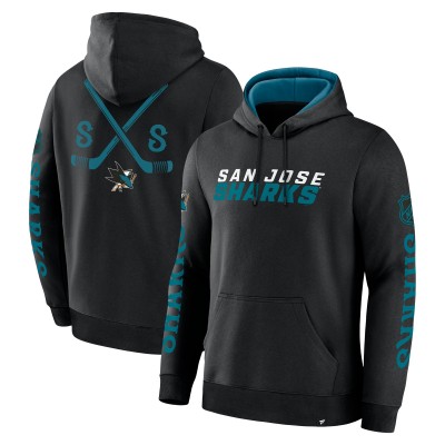 Толстовка San Jose Sharks Fanatics Black Big City Legacy Fleece
