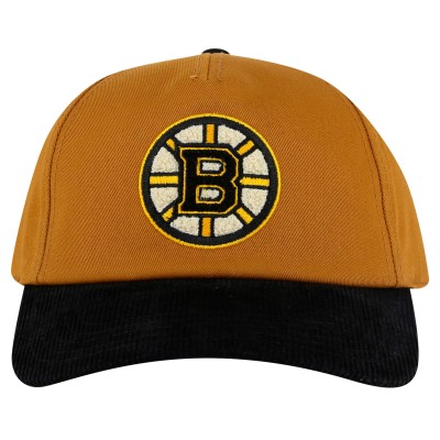 Boston Bruins American Needle Tan/Black Burnett Adjustable Hat