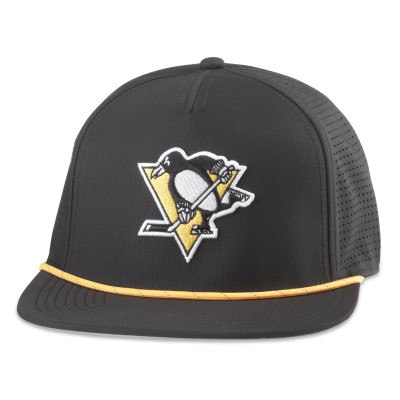 Бейсболка Pittsburgh Penguins American Needle Black Buxton Pro Tech