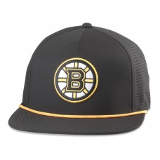 Boston Bruins American Needle Black Buxton Pro Tech Adjustable Hat