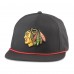 Бейсболка Chicago Blackhawks American Needle Black Buxton Pro Tech