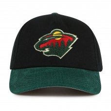 Бейсболка Minnesota Wild American Needle Black/Green Burnett