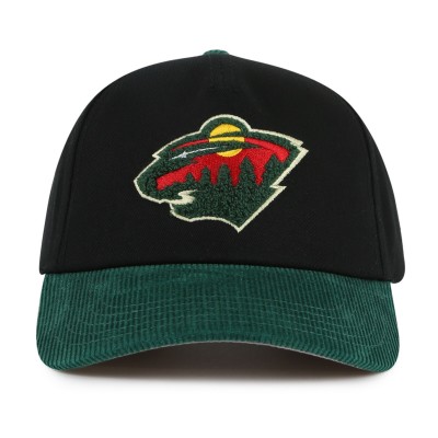 Бейсболка Minnesota Wild American Needle Black/Green Burnett