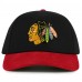 Бейсболка Chicago Blackhawks American Needle Black/Red Burnett