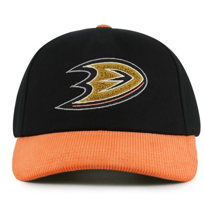 Бейсболка Anaheim Ducks American Needle Black/Orange Burnett