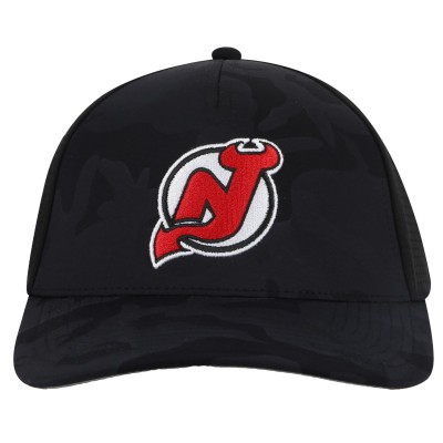 Бейсболка New Jersey Devils American Needle Black Valin Camo Super Tech Vented