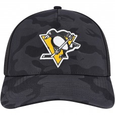 Бейсболка Pittsburgh Penguins American Needle Black Valin Camo Super Tech Vented