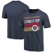 Футболка Florida Panthers Majestic Threads 2024 Stanley Cup Champions Tri-Blend Ringer - Navy