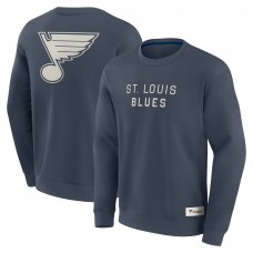 St. Louis Blues Fanatics Blue Elements Future Ground Lettering Pullover Sweatshirt
