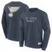 St. Louis Blues Fanatics Blue Elements Future Ground Lettering Pullover Sweatshirt