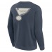 St. Louis Blues Fanatics Blue Elements Future Ground Lettering Pullover Sweatshirt