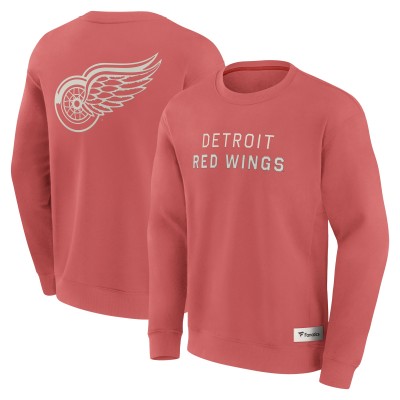 Detroit Red Wings Fanatics Red Elements Future Ground Lettering Pullover Sweatshirt