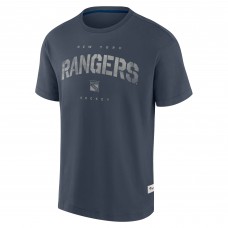 New York Rangers Fanatics Navy Elements Weathered Tonal Future Ground T-Shirt New York Rangers Fanatics Navy Elements Weathered Tonal Future Ground T-Shirt