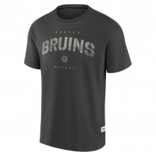 Футболка Boston Bruins Fanatics Charcoal Elements Weathered Tonal Future Ground