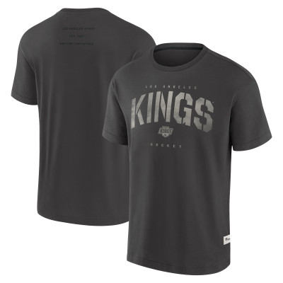 Los Angeles Kings Fanatics Charcoal Elements Weathered Tonal Future Ground T-Shirt