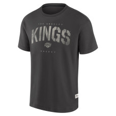 Los Angeles Kings Fanatics Charcoal Elements Weathered Tonal Future Ground T-Shirt