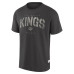 Los Angeles Kings Fanatics Charcoal Elements Weathered Tonal Future Ground T-Shirt
