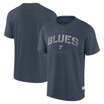 St. Louis Blues Fanatics Navy Elements Weathered Tonal Future Ground T-Shirt
