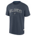 St. Louis Blues Fanatics Navy Elements Weathered Tonal Future Ground T-Shirt