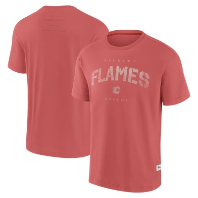 Calgary Flames Fanatics Red Elements Weathered Tonal Future Ground T-Shirt